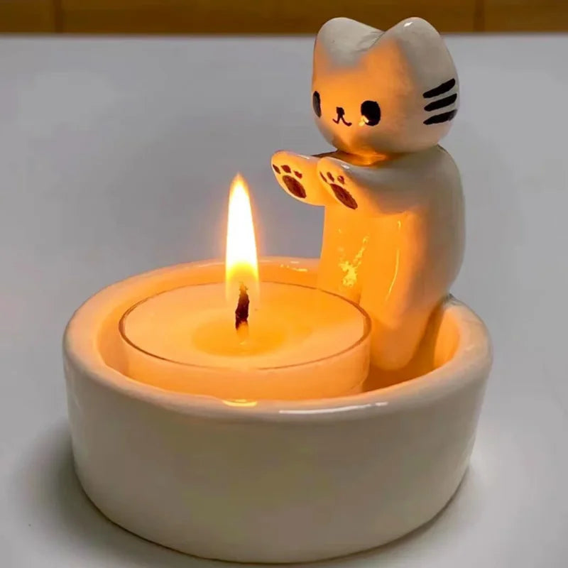 Cat Candle Holder