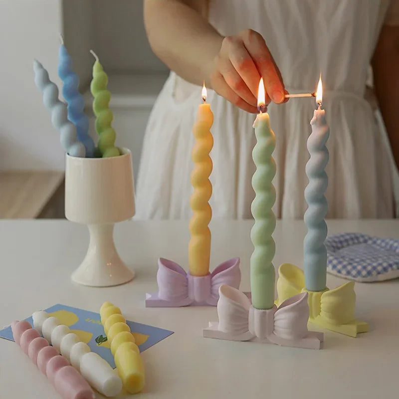 Spiral Long Rod Candle