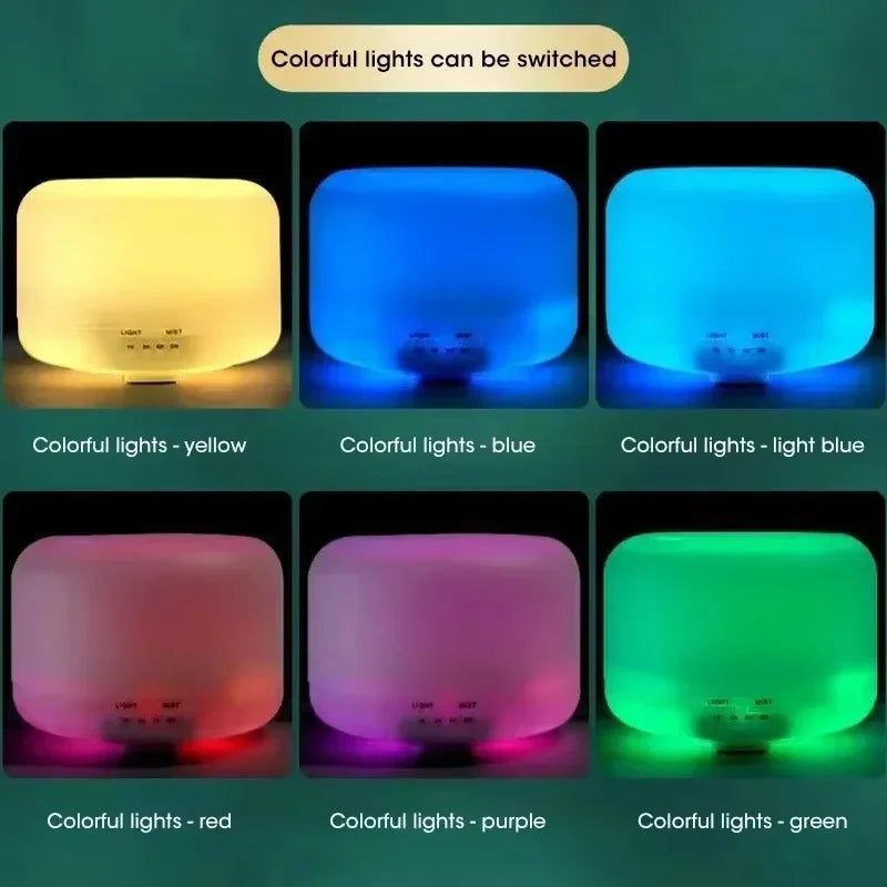 Mini Aroma Diffuser Colorful Night Light