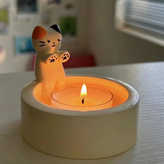 Cat Candle Holder