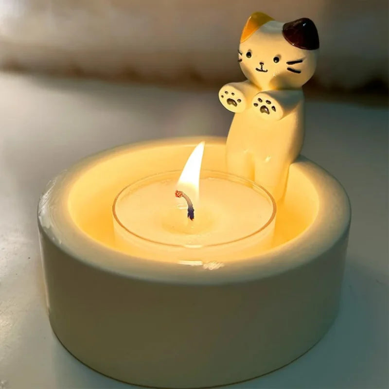 Cat Candle Holder